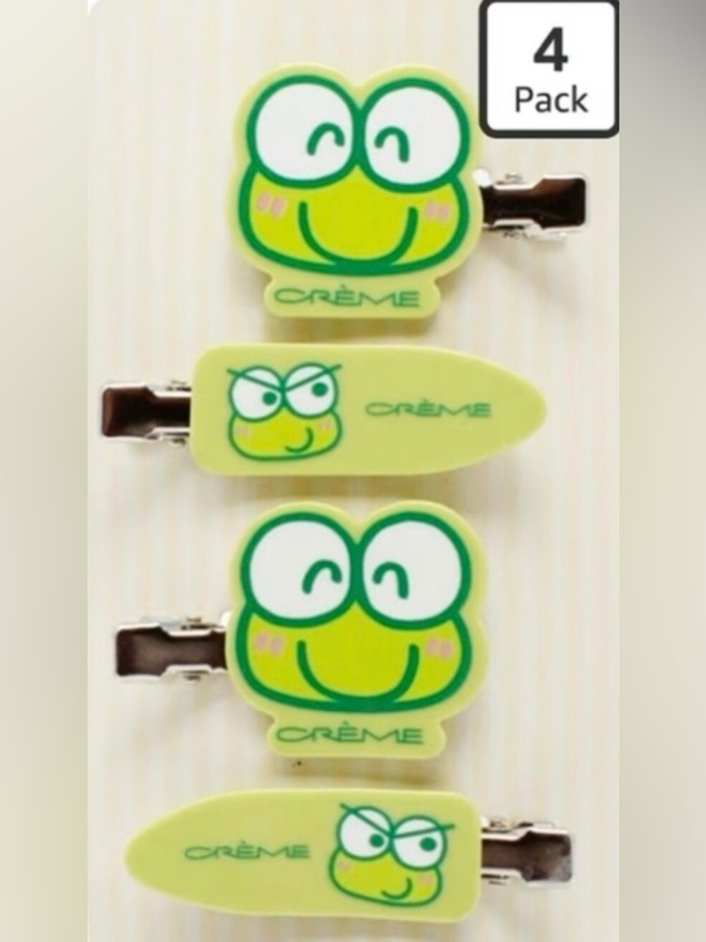 The Crème Shop x Keroppi Hair Clips